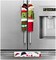 PTFNY 3 Piece Set Christmas Snowman Refrigerator Door Handle Covers Appliance Handle Covers Christmas Decorations Fits Standard Size Kitchen Refrigerator Microwave Oven Or Dishwasher